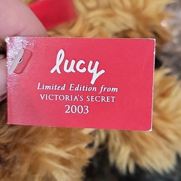 NWT VICTORIA'S SECRET 2003 LIMITED EDITION MAX & LUCY Twin Terrier Puppies PLUSH